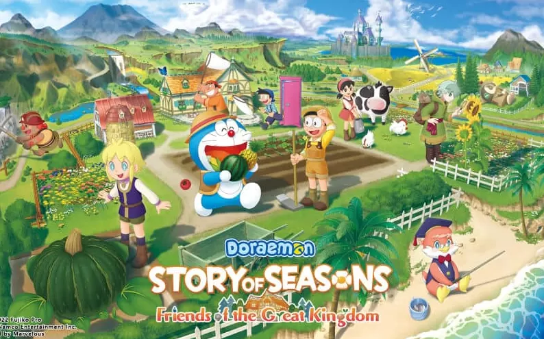 switch游戏《哆啦A梦 牧场物语：大自然王国与大家的家 DORAEMON STORY OF SEASONS Friends of the Great Kingdom》中文版下载 v1.3.0补丁+