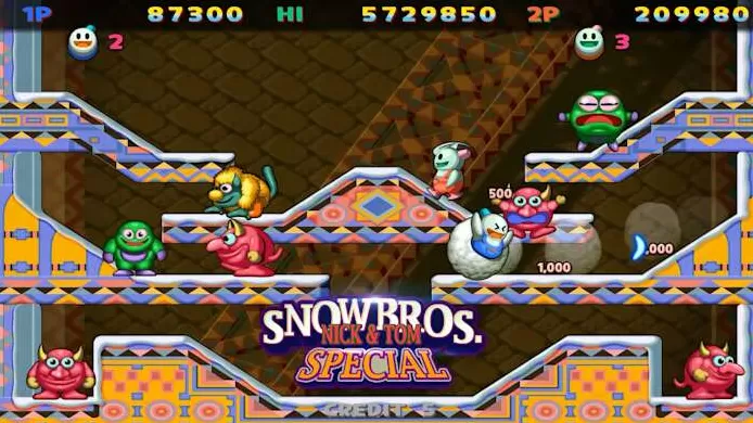 switch游戏《雪人兄弟 SNOW BROS. SPECIAL》中文版下载 v1.1.1补丁+DLC+金手指