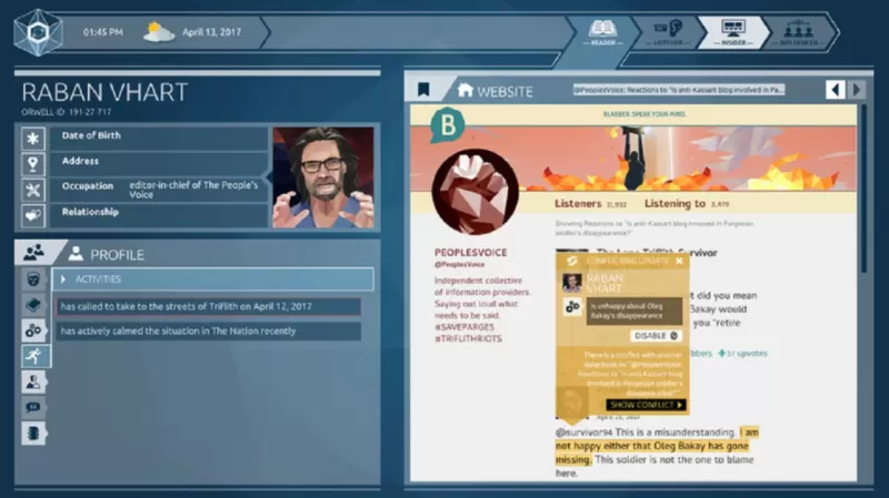 switch游戏《奥威尔 无知就是力量 Orwell Ignorance is Strength》中文美版nsz下载 v1.0.1 - switch520