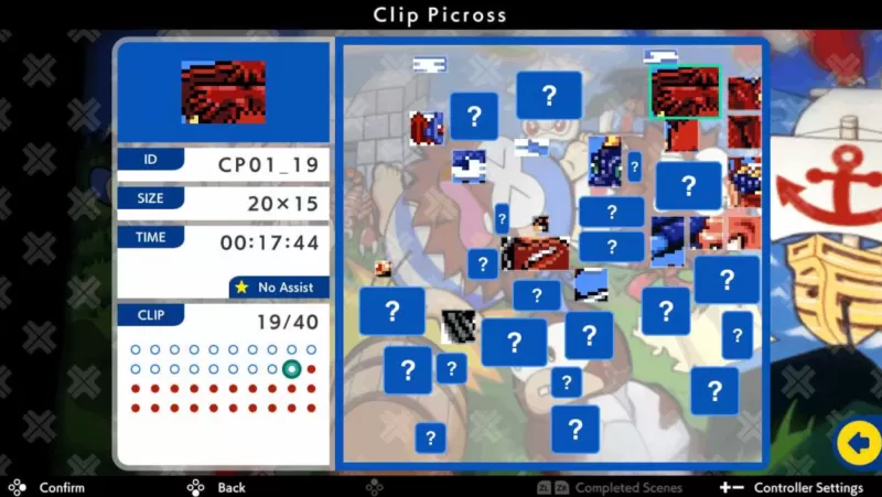 switch游戏《绘图方块S CAPCOM经典特别版 .PICROSS S CAPCOM CLASSICS edition》中文美版nsz下载 v1.0.2 - switch520