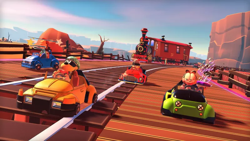  [加菲猫卡丁车 2 漂移无极限].Garfield Kart 2 美版中文+1.1.0补丁 - switch520