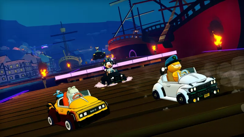  [加菲猫卡丁车 2 漂移无极限].Garfield Kart 2 美版中文+1.1.0补丁 - switch520