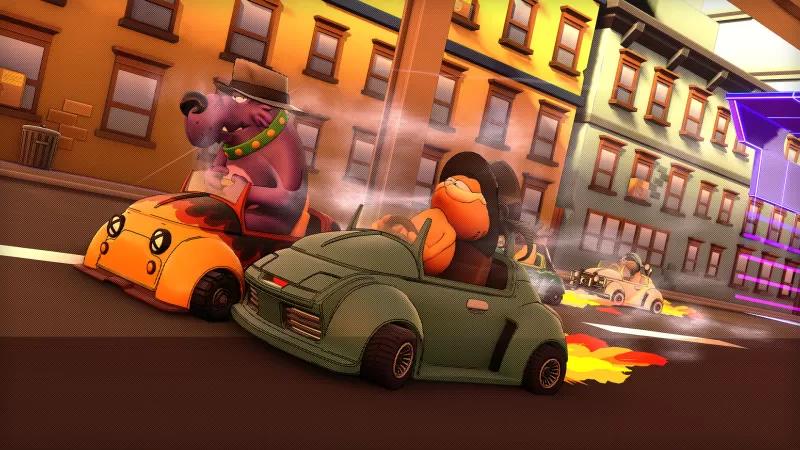  [加菲猫卡丁车 2 漂移无极限].Garfield Kart 2 美版中文+1.1.0补丁 - switch520