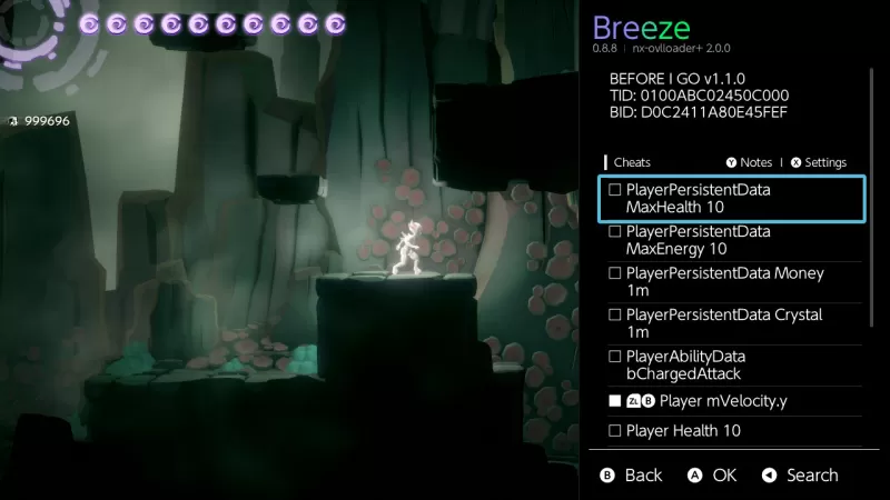 [生死寓言].BEFORE I GO 1.1.0 金手指 - switch520