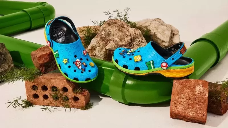 Crocs × 超级马里奥联名洞洞鞋7月登陆美国，公主厚底款售价89.99美元-switch游戏下载社区